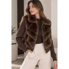 Ama Outfitters - CHAQUETA DEL PIEL 2 EN 1