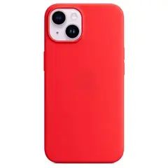 GENERICO - Case de Silicona Rojo para iPhone 12 – Funda Protectora Suave