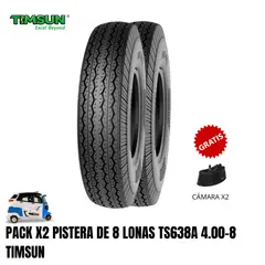 TIMSUN - LLANTA PARA TORITO TS638A 400-8 TT PACK X2