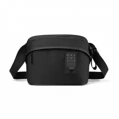 GENERICO - Morral Urbano Cruzado Negro Impermeable Multiusos