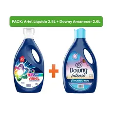 ARIEL - PACK PROMOCIONAL: COLOR LIQ YD 2.8L - DOWNY AMANECER 2.6L