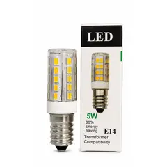 GENERICO - Ampolleta LED 5W E14 Luz Cálida