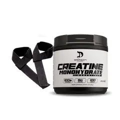 DRAGON - Creatina Monohidratada Pharma 500gr y straps