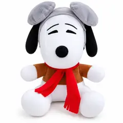 GENERICO - Peluche Snoopy con Bufanda Roja – Suave y Tierno– Regalo Ideal 35 cm- Edición Limitada