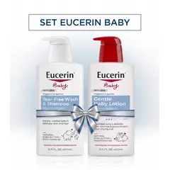 Baby - Set Eucerin Baby: Shampoo 2 en 1 (400ml) + Loción Hidratante (400ml)
