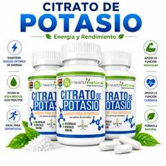 HEALTH NATURAL - PACK 3 CITRATO DE POTASIO HEALTHNATURAL 3000MG