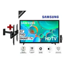 SAMSUNG - | Televisor 32 TIZEN OS HD Smart + RACK GIRATORIO