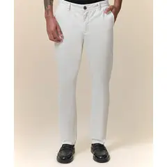 Mbo - Pantalón Drill Slim Fit Hueso