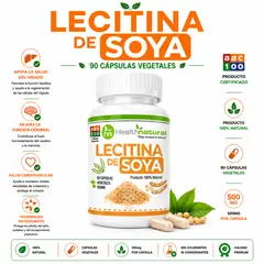 HEALTH NATURAL - LECITINA DE SOYA HEALTHNATURAL 500MG