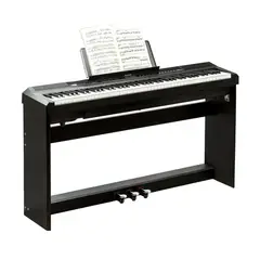DONNER - Piano Digital Portable con Soporte DEP-20 Negro