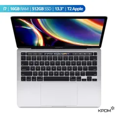 APPLE - MacBook Pro 2020 13.3” i7 16GB RAM + 512GB SSD Plateado Reacondicionado Grado A.