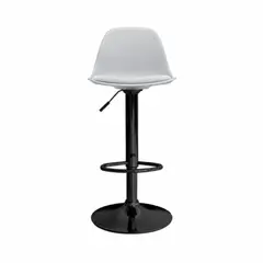 SIMET - Banco modelo sofia color gris c/s base negro