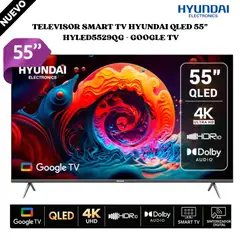 HYUNDAI - TELEVISOR 50” SMART TV QLED HYLED5027QFG