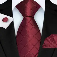 GENERICO - CORBATA HOMBRE VARON + PAÑUELO +GEMELOS