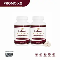 NUTRAHER - PACK x 2 - Probiótico para Mujer 50 Billones UFC + Prebióticos 60 Cápsulas