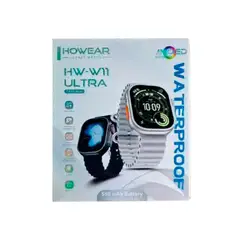 SEISA - Smartwatch HOWEAR HW-W11 Ultra Pantalla AMOLED, Batería 550mAh, 3 Correas Intercambiables, Resistent