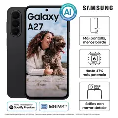 SAMSUNG - Galaxy A27 5G – Pantalla Super AMOLED de 6.7", Cámara de 50 MP y Batería de 5000 mAh