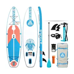 GENERICO - Kit Tabla Stand Up Paddle TS-SR01 Inflables Para Paddle Surf Celeste