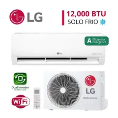 LG - Aire Acondicionado 12000 BTU Inverter Frío Solo con WIFI