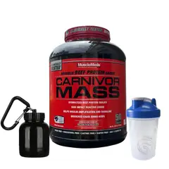 MUSCLEMEDS - Carnivor Mass 6 Lb Sabor Chocolate + Regalo
