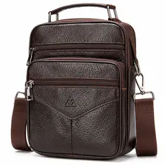 ALDEBARAN - Morral de Cuero Vacuno Hombre 6042