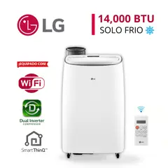 LG - Aire Acondicionado Portatil 14000 BTU Inverter con WIFI