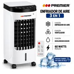 PREMIER - Enfriador de Aire Portátil 3 en 1