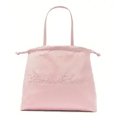 Victoria'S Secret - BOLSO TOTE VICTORIA SECRET CINCHED SATIN ROSA CON LOGO BORDADO