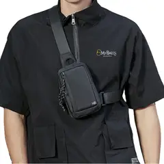 MY BALLS PERÚ - Riñonera para hombre mini mochila MB -Canguro hombre