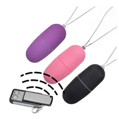 GENERICO - Huevo Vibrador Inalámbrico con Control Remoto – 10 Modos (Color Aleatorio)