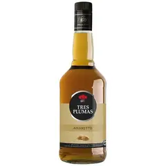 TRES PLUMAS - LICOR AMARETTO 700ML