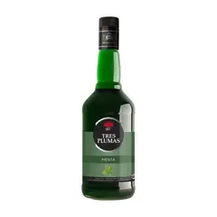 TRES PLUMAS - LICOR MENTA VERDE 700ML