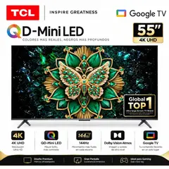TCL - Televisor Mini LED 55 UHD 4K Smart TV 55C6K