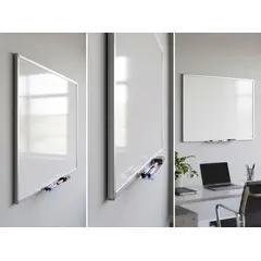 GENERICO - Pizarra Acrílica Blanca 160x120 cm - Para Oficina y Hogar