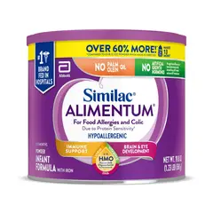 SIMILAC - Alimentum Fórmula Infantil Hipoalergénica con Hierro DHA y HMO 561 g de 0 a 12 Meses