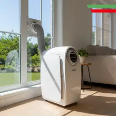 Alfano - Aire Acondicionado Portátil PAC-35 13,000 BTU 3 en 1 con Panel Digital