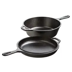 LODGE - Sartén Doble 3.03 Lt