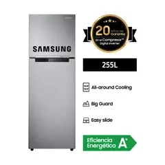 SAMSUNG - Refrigeradora Top Mount 255Lt RT25FARADS8 Silver