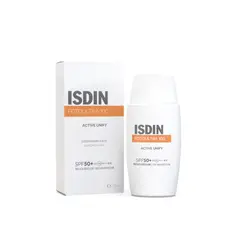 ISDIN - FotoUltra ACTIVE UNIFY COLOR SPF50+ 50ML - Bloqueador solar facial para manchas con color