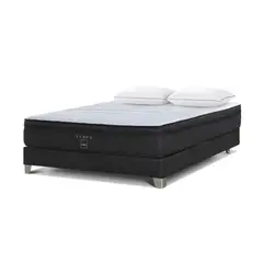 ROSEN - Cama Box Tarima Tempo 2 Plz + 2 Almohadas Memory Max
