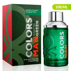 BENETTON - Fragancia Colors Man Green Edt 100 Ml