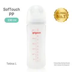 PIGEON - Biberón Peristaltic Plus Boca Ancha 330 Ml