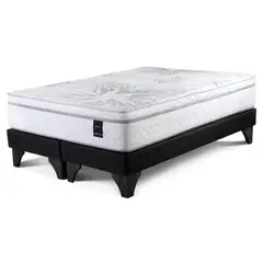 ROSEN - Cama Europea Art 4 Queen + 2 Almohadas Memory Max