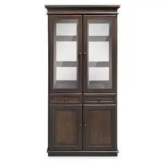 AMBIENTA - Vitrina Domino 4 Puertas 2 Cajones