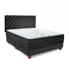DRIMER - Dormitorio Futurepedic Queen + 2 Almohadas