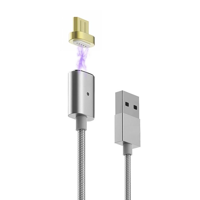 Cable USB Magnético Android Silver