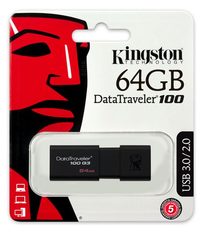 Memoria USB 64GB DataTraveler 100 G3