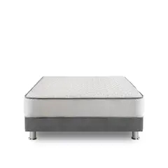FORLI - Cama Box Tarima Elegant 1.5 Plz + 1 Almohada + Protector