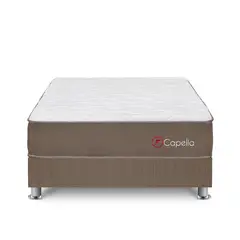 FORLI - Cama Box Tarima Capella Super Side 1.5 Plz + 1 Almohada + Protector