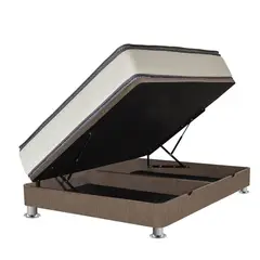 FORLI - Cama Boxet Capella Pillow Top 2 Plz + 2 Almohadas + Protector